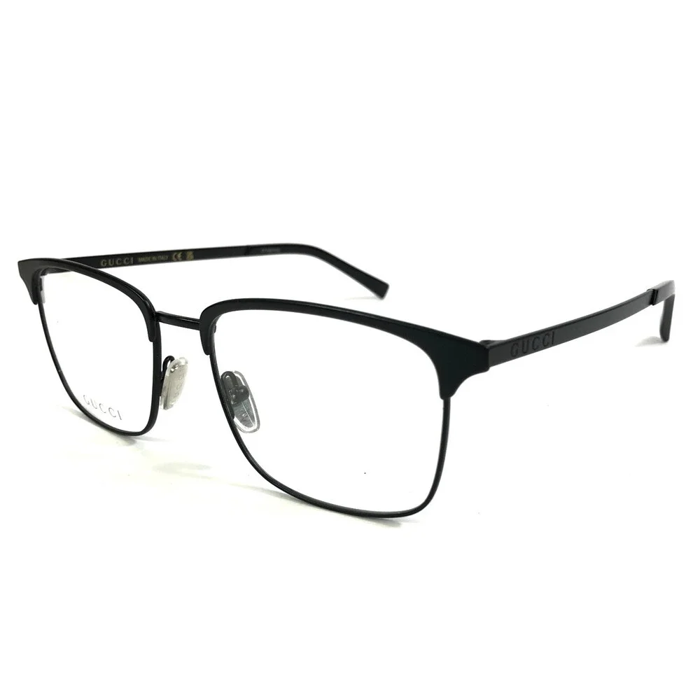 Gucci Eyeglasses Frames GG2135O 006 Matte Black Square Full Rim 56-18-155